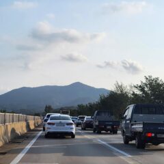 울산 쪽 도로는 어려웠어요